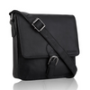 Men's leather bag Betlewski Cambridge Black - TBS-311