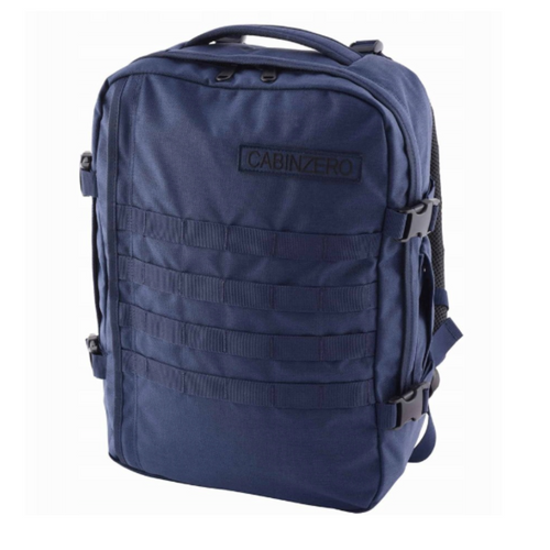 Travel backpack Cabin Zero Military 2w1 28L Navy hand luggage for the plane - CZ191811