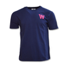 Koszulka damska Wood Wood Ace AA T-shirt Navy - 10235702-2222-Navy