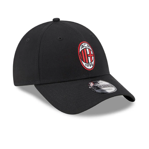 Czapka z daszkiem New Era 9FORTY AC Milan Strapback Czarna - 60363649