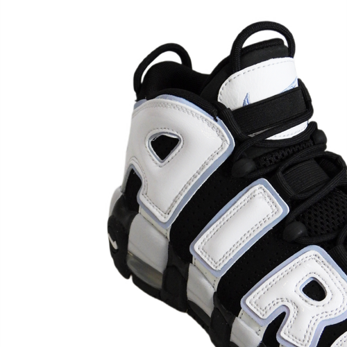 Nike Air More Uptempo GS Kids Shoes Black Cobalt Bliss -  DQ6200-001