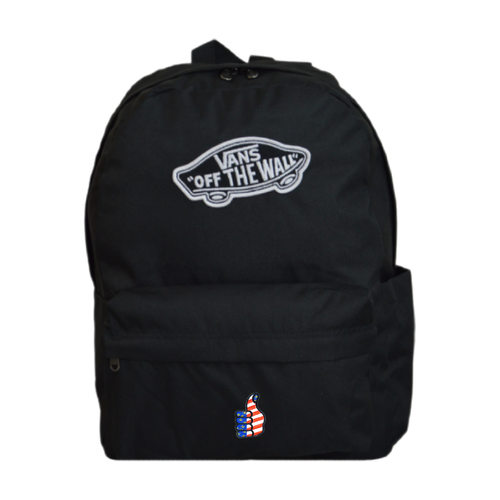Vans Old Skool Classic Backpack Black VN000H4YBLK1 + Custom Ok America