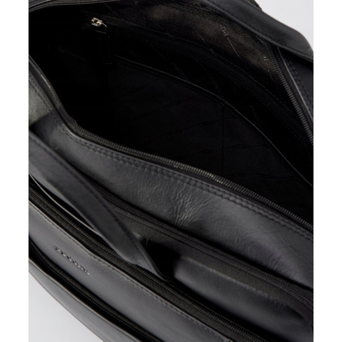 Skórzana torba na laptopa Puccini Royal Collection Czarna - LGD6423 1