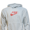 Bluza z kapturem Nike Giannis "Freak" Pullover Hoodie Summit White/Magic Ember - DA5691-121