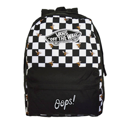 VANS Realm Bee Checkerboard Custom Oops! - VN0A3UI6YZT