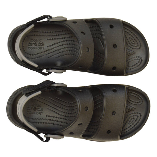 Klapki sandały dziecięce Crocs Classic All Terrain Sandal Czarne - 207707-001