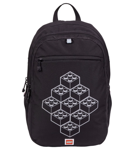 Plecak do szkoły Lego Extended bricks 20222-2511 czarny klocki