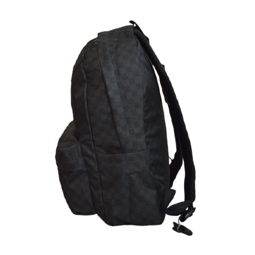 Vans Old Skool Check Backpack black/charcoal + Panda Custom