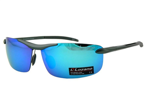 Okulary przeciwsłoneczne polaryzacyjne sportowe Lozano Lustrzane UV400 - LZ329E