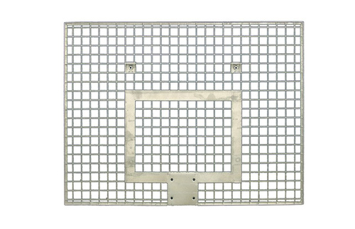 Sure Shot 144 Galvanized Steel Checkered Basketball Backboard