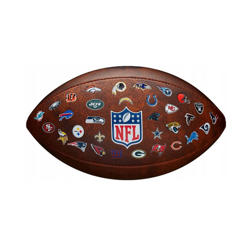 Piłka do futbolu amerykańskiego Wilson NFL All Team Logo - WTF1758XBNF32