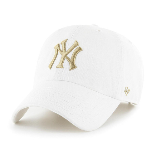 47 Brand MLB New York Yankees White Strapback - B-NLRGW17GWS-WHH