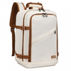 KONO Expander backpack travel bag for airplane work 20l White