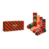 Skarpetki świąteczne Happy Socks Holiday Classics Giftbox 4-pack - XHCG09-4300