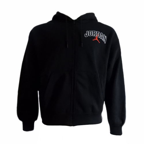 Bluza z kapturem Air Jordan Brooklyn Fleece Full-Zip Hoodie Czarna - IB7908-010