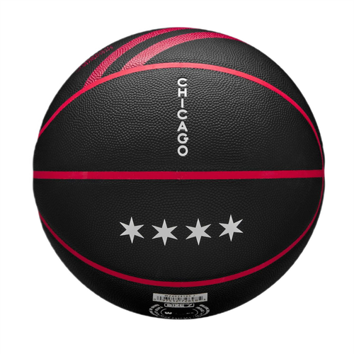 Piłka do koszykówki Wilson 2023-2024 NBA Chicago Bulls Team City Collector Basketball - WZ4024105