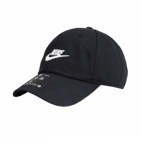 Czapka z daszkiem Nike Club Futura Washed Strapback Czarna - FB5368-011