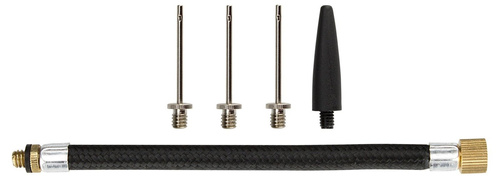 AVENTO pompka ręczna z wężykiem double action topline 2 - 45PC-BLK