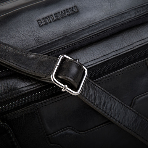 Men's Bag Betlewski Vintage Black - TBS-322