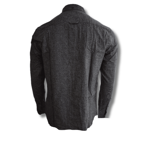 Koszula elegancka męska SUIT Ray Shirt Navy Blazer szara - S131304-3096