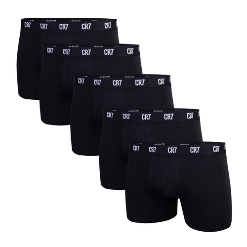 Men's Boxer Shorts CR7 Trunk 5 Pack Giftbox Black Sports Briefs Toiletry bag - 8123-49-2902