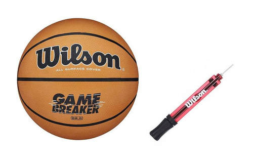 Wilson Game Breaker Outdoor Basketball - WTB0050-07 + Pump