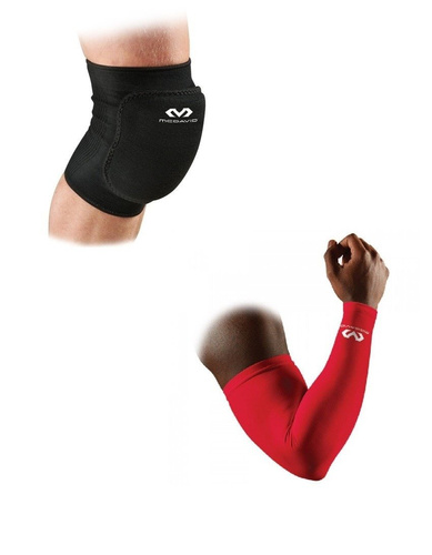 Ochraniacze na kolano McDavid Jumpy Knee Pad+ Rękaw McDavid Arm Sleeve