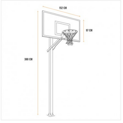 Goalrilla CV60 Basketball Set – 60" In-Ground