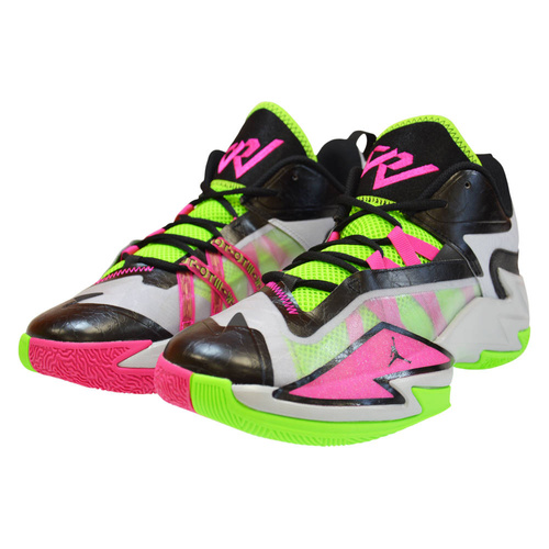 Air Jordan Westbrook One Take 3 Basketball Shoes Neon Green/Pink - DC7701-002