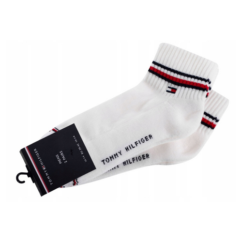 Tommy Hilfiger Men Iconic Quarter Socks 3-pack White - 100001094-300