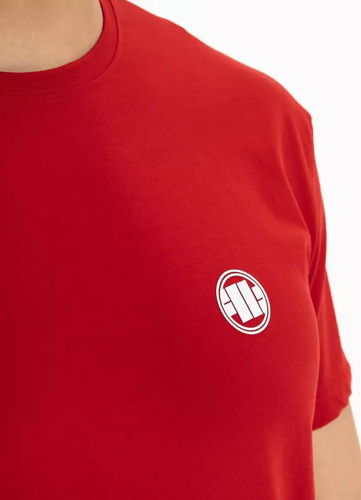 Pit Bull West Coast Small Logo Red T-shirt