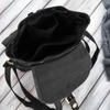 Women's leather backpack Paolo Peruzzi Vintage Black - T-16-BL