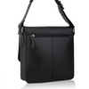 Men's leather bag Betlewski Cambridge Black - TBS-311