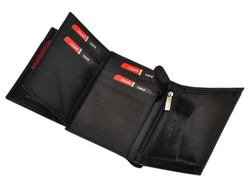 Men's Zipped Leather Wallet Pierre Cardin Premium RFID - YS520.1-326