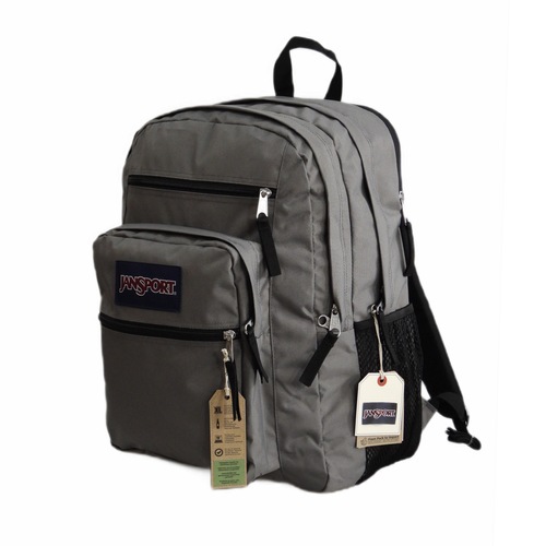 JanSport Big Student Backpack 34L Graphite Grey + Vans Pencil box