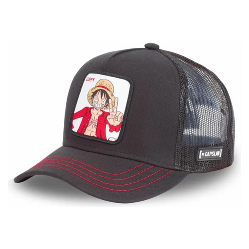 Czapka z daszkiem Capslab One Piece Luffy Manga Trucker - CL-OP1-1-LUF2