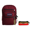 Plecak szkolny JanSport Big Student Backpack 34L Russet Red + Piórnik Vans