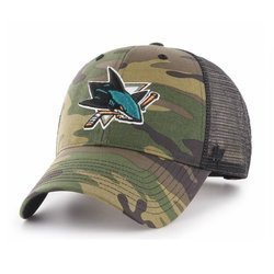 Czapka z daszkiem 47 Brand NHL San Jose Sharks Trucker Camo - H-CBRAN22GWP-CM