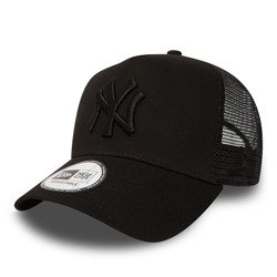 Czapka z daszkiem New Era MLB NY New York Yankees Clean A Frame Trucker Black - 11579474