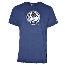 Koszulka Nike Dallas Mavericks Essential Dry T-shirt Chrome Logo College Navy - CZ7252-419