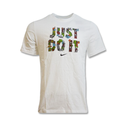 Koszulka męska Nike Seasonal 'Just do it' Men's Basketball T-shirt White - DD0801-100