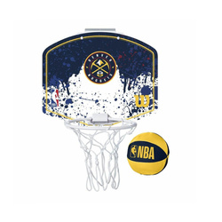 Mini tablica do koszykówki Wilson NBA Team Mini Hoop Denver Nuggets - WTBA1302DEN