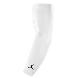 Rękaw opaska na łokieć arm SHOOTER SLEEVES Air Jordan biały - 2 sztuki - JKS04101
