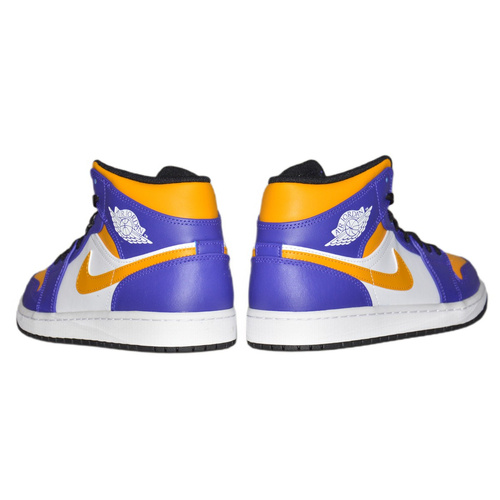 Buty  Air Jordan 1 MID Sneakersy Los Angeles Lakers LA - DQ8426-517