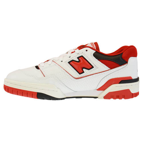 Buty Lifestylowe Sneakersy New Balance 550 White Red - BB550SE1