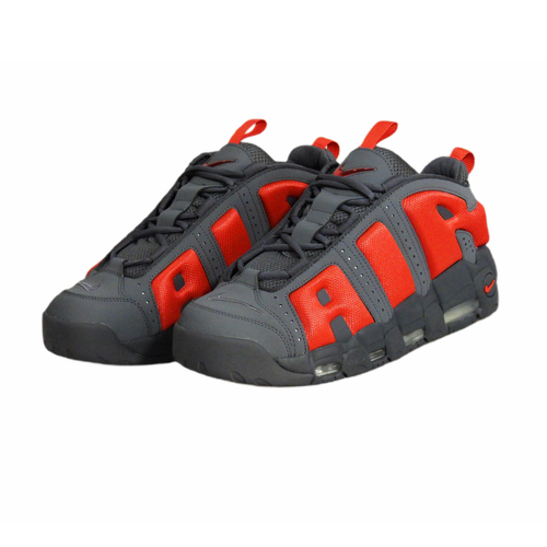 Buty męskie sportowe Nike Air More Uptempo Low Dark Grey Light Crimson - FZ3055-002