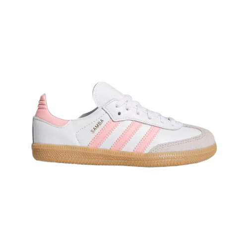 Buty sportowe dziecięce Adidas Samba OG Kids Cloud White/Semi Pink Spark - JP5484