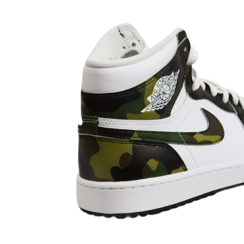 Buty sportowe męskie Air Jordan 1 High Golf Camo - DQ0660-300