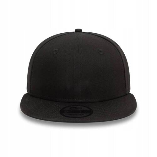 Czapka z daszkiem New Era 9FIFTY Plain Essential All Black Snapback Czarna - 11310515