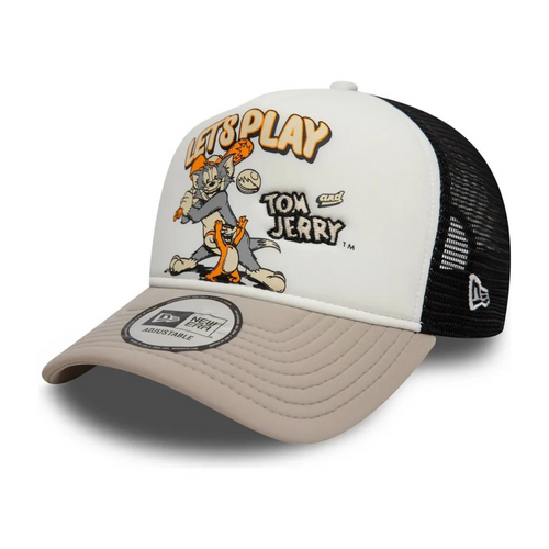 Czapka z daszkiem New Era 9FORTY Tom and Jerry A-Frame Trucker Snapback - 60595268